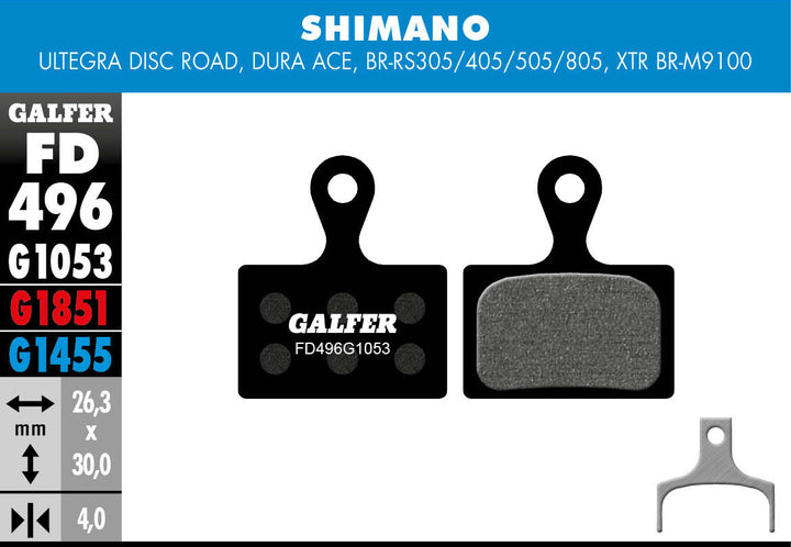 Galfer FD496 BRAKE PADS SHIMANO ROAD