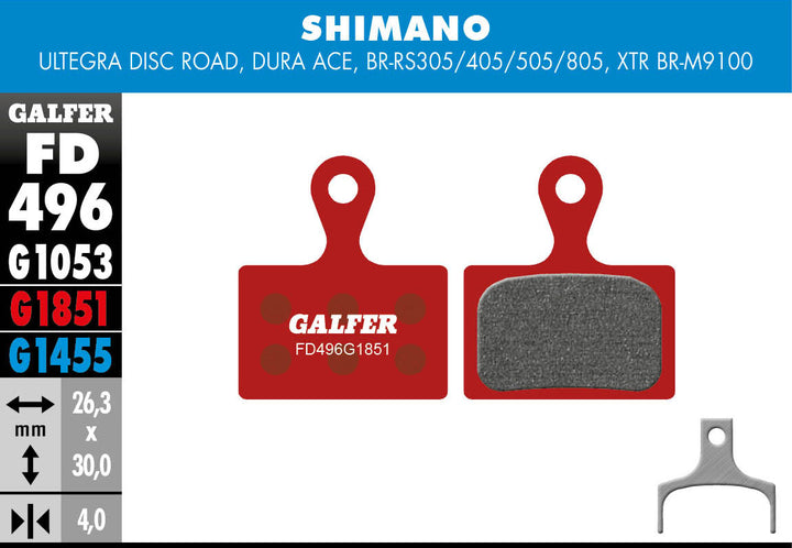 Galfer FD496 BRAKE PADS SHIMANO ROAD