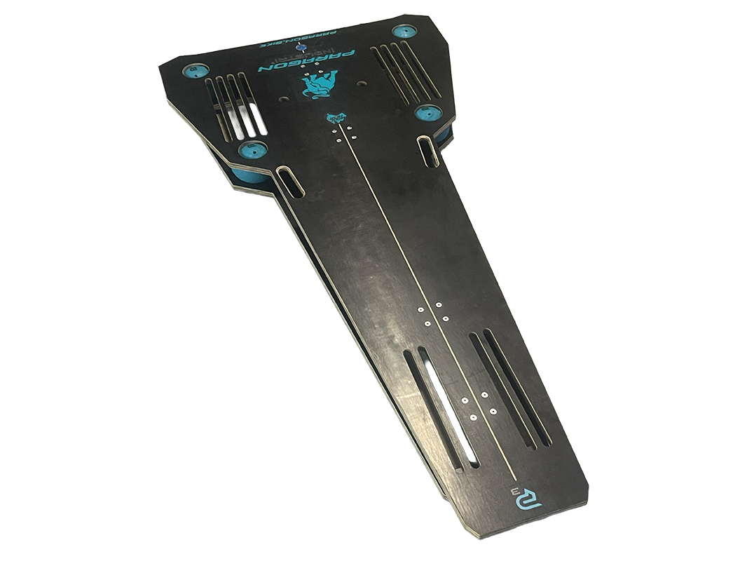 Paragon P3 full-motion indoor cycling rocker plate for the Wahoo KICKR Bike Pro, Australian-made plywood construction