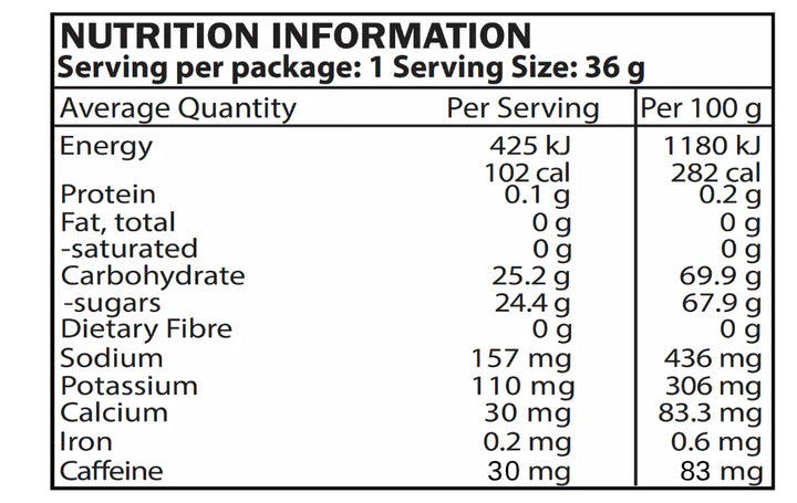 mapleROO Maple & Coffee ENERGY GEL