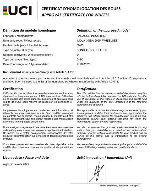 Imola Onda TRD™ Wheelset