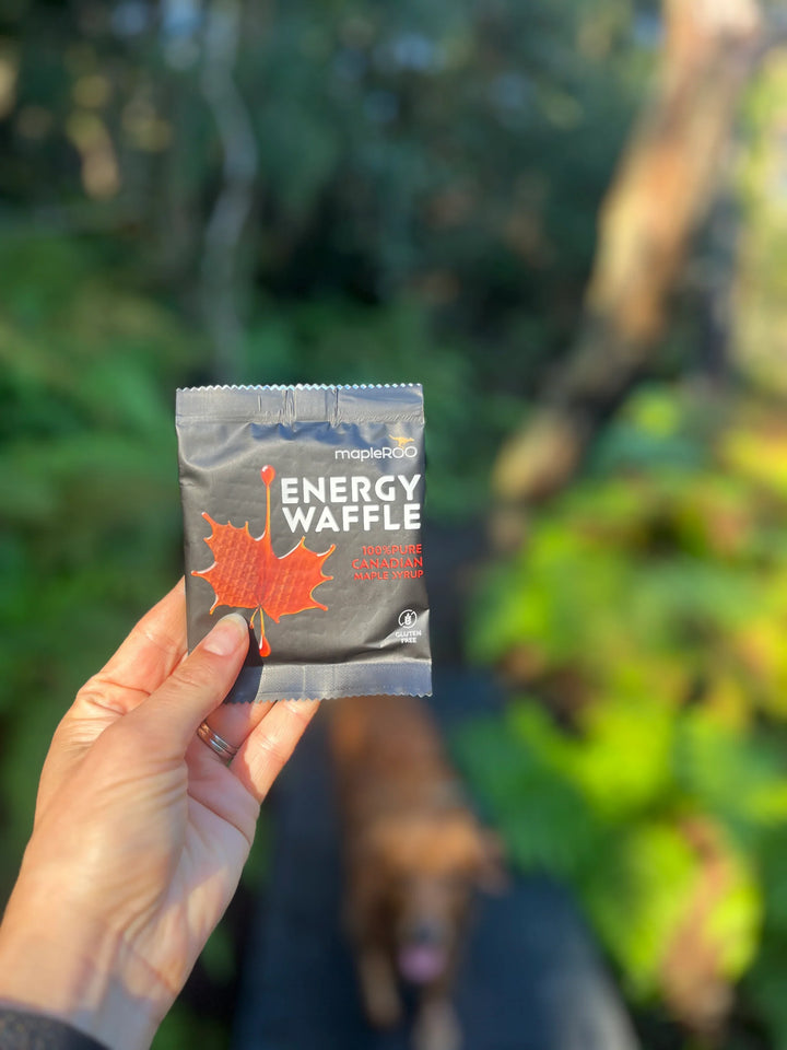 mapleROO Energy WAFFLE - Maple Syrup (Gluten Free)