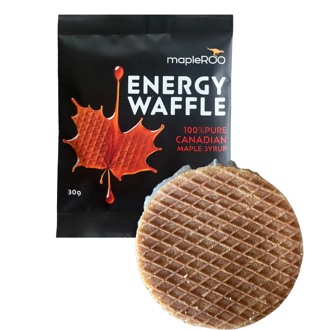 mapleROO Energy WAFFLE - Maple Syrup (Gluten Free)